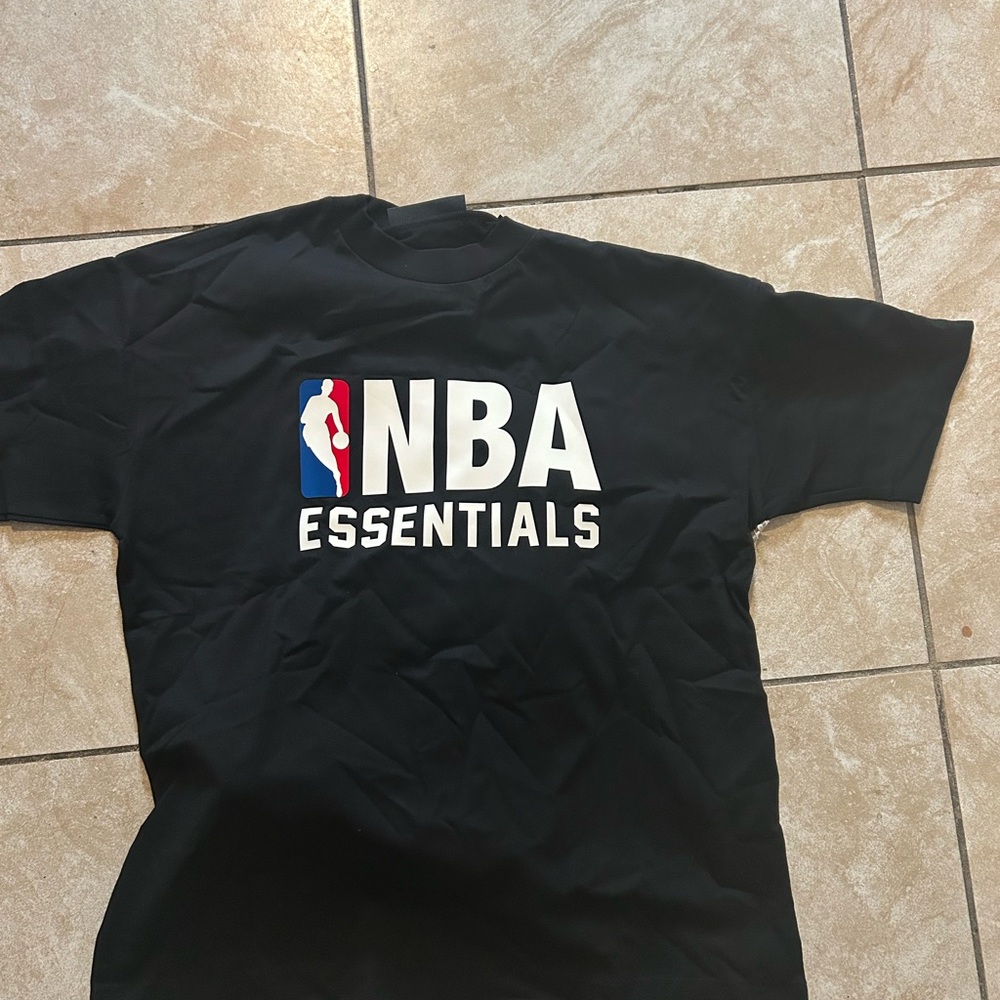 Essentials Black Crew Neck Tee